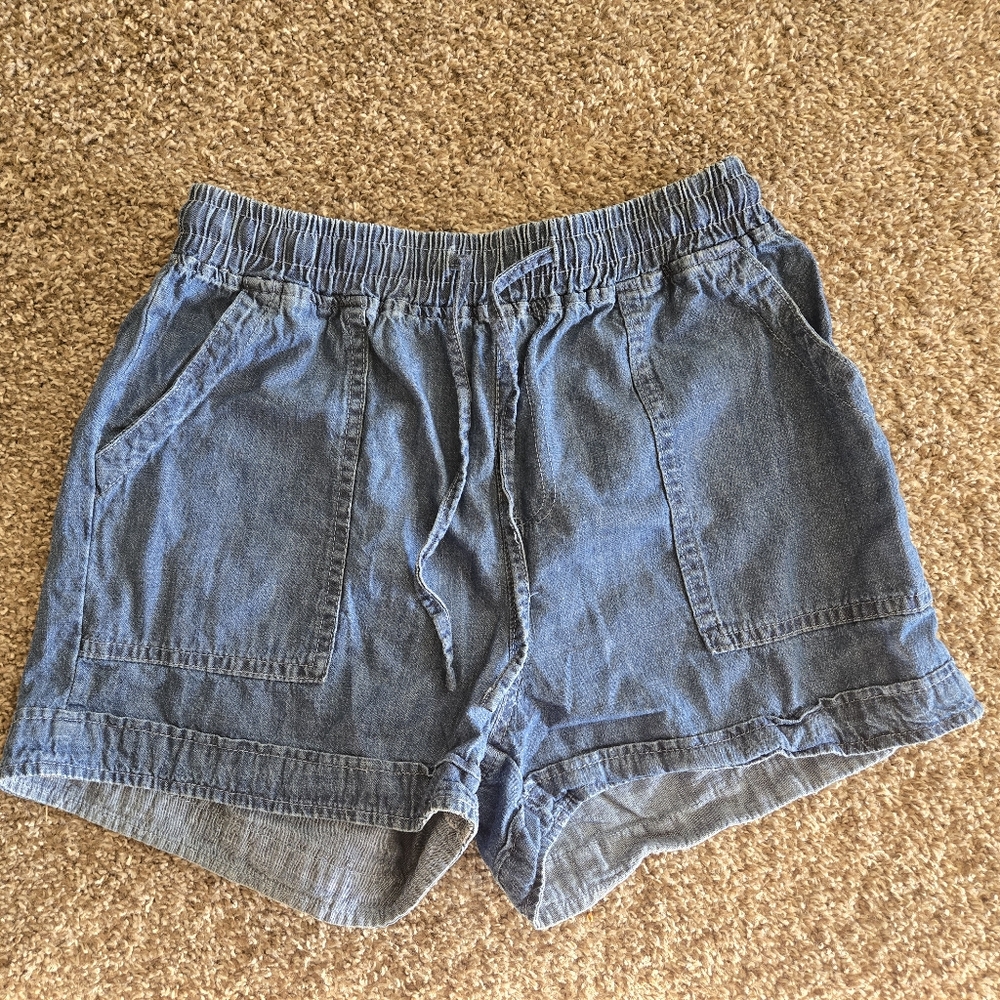 Denim like shorts